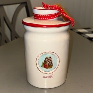Rae Dunn Sweet Canister with Gingerbread House